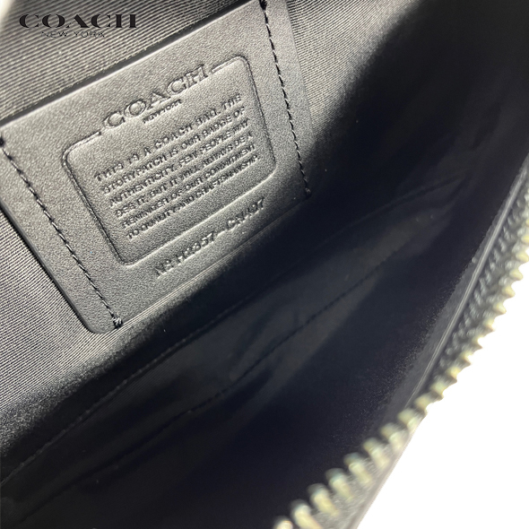 COACH コーチ メンズ バッグ ボディバッグ クロスボディ バッグ ウォーレン ベルト バッグ レザー CN407 ブラック アウトレット 新品 新作_画像9