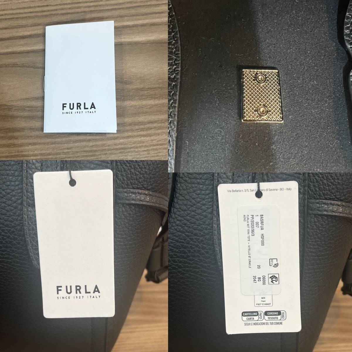 M：　新品　未使用　FURLA フルラ　2WAY ハンドバック　レディース　トートバッグ　ショルダーバッグ　ブラック_画像10