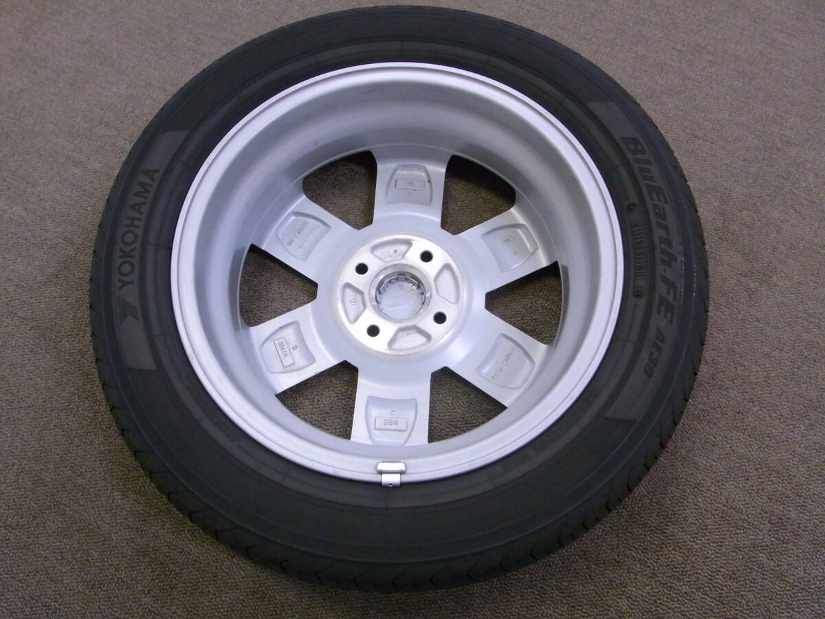 ★引取り限定！！ダイハツ タフト 純正15インチホイール 15X4.5J+45 4H PCD100 & YOKOHAMA BLUE EARTH 165/65R15_画像10