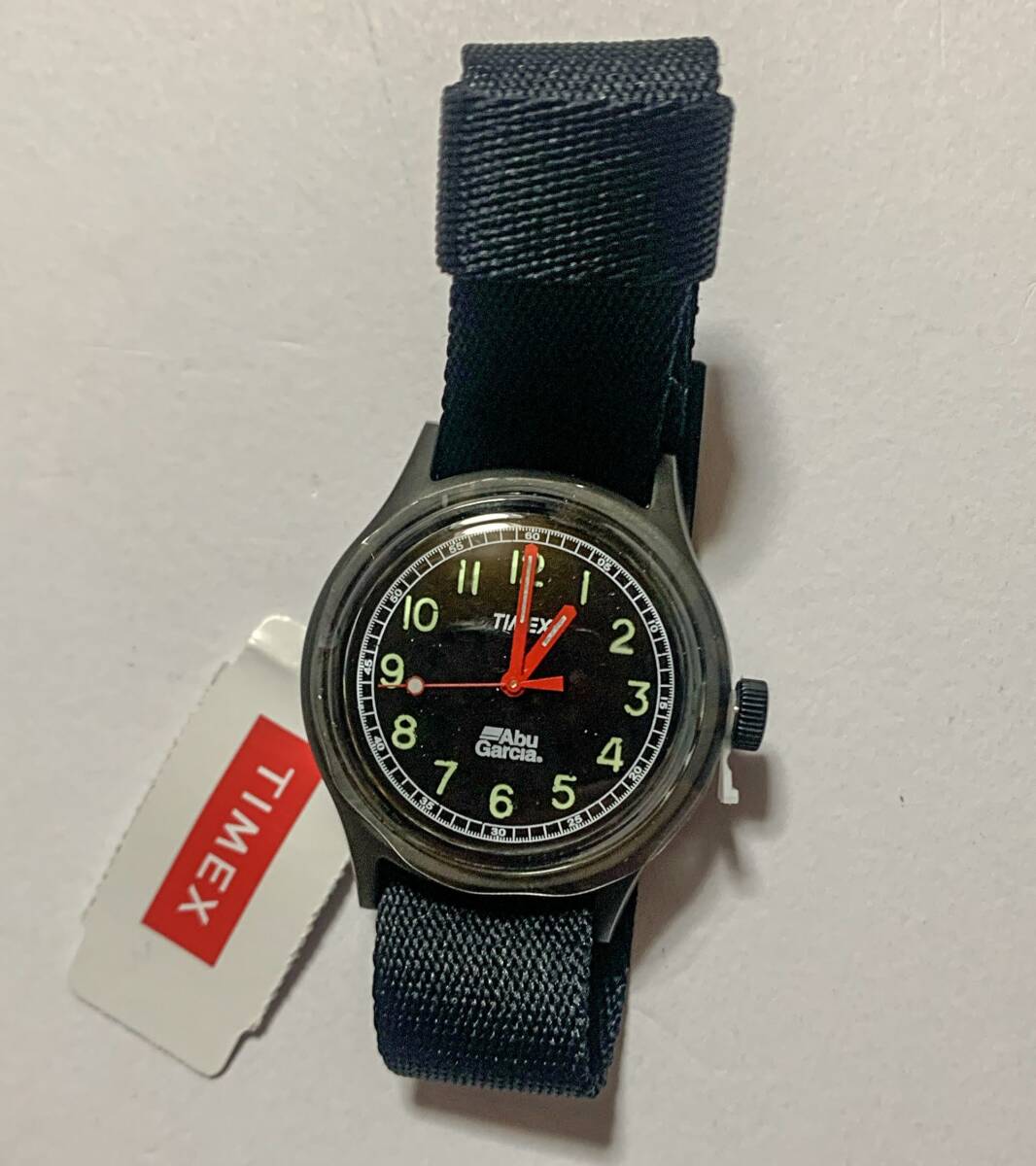 【送料無料】Abu Garcia x TIMEX Camper コラボ腕時計 アブガルシア タイメックス キャンパー ルアーケース仕切り無し_画像3