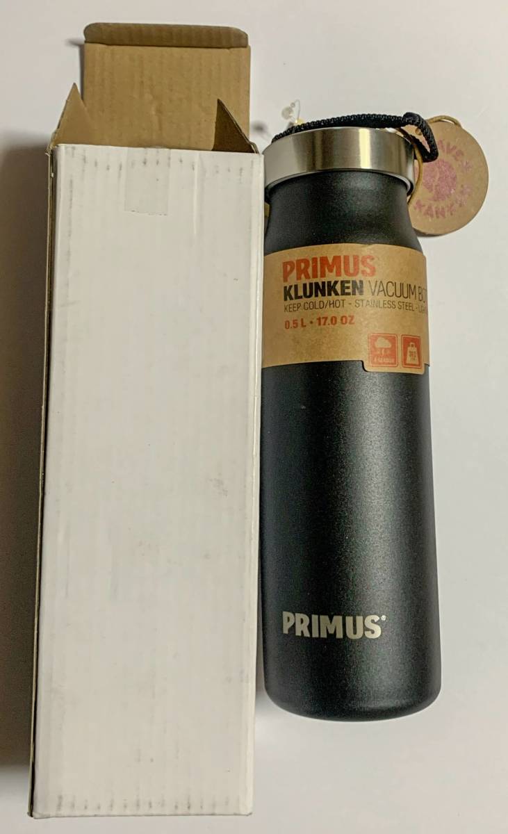 【送料無料】 未使用品 PRIMUS プリムス クルンケン・バキュームボトル 0.5L ブラック フェールラーベン コラボモデル_画像1