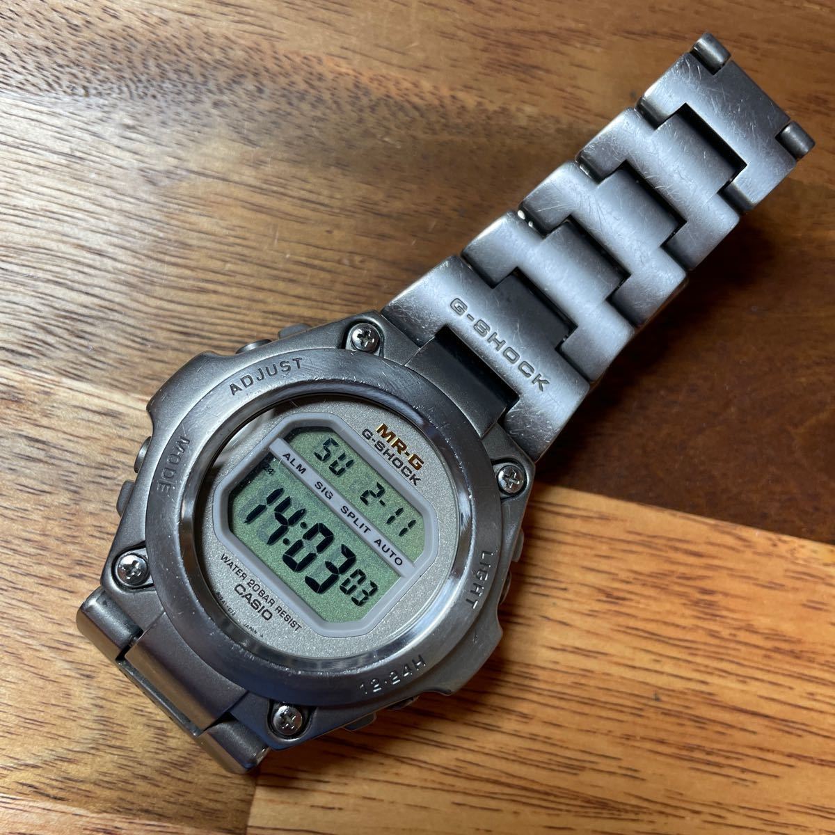 1円スタート】CASIO G-SHOCK 最高峰モデルMRG-100T可動品チタン 1円スタート】CASIO G-SHOCK 最高峰モデルMRG-100T可動品チタン
