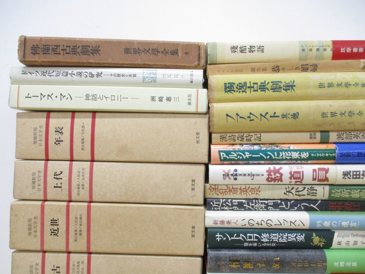 ■02)【1円〜・セール】【同梱不可】文学関連本 まとめ売り約60冊大量セット/文芸/日本古典/海外/名作/作品集/小説/物語/歴史/B_画像3