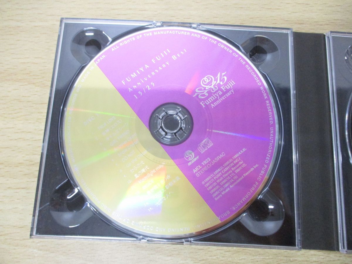 ●01)【同梱不可】FUMIYA FUJII ANNIVERSARY BEST15/25 CD2枚+DVD 3枚組/藤井フミヤ/AICL-1923-5/初回生産限定/A_画像2