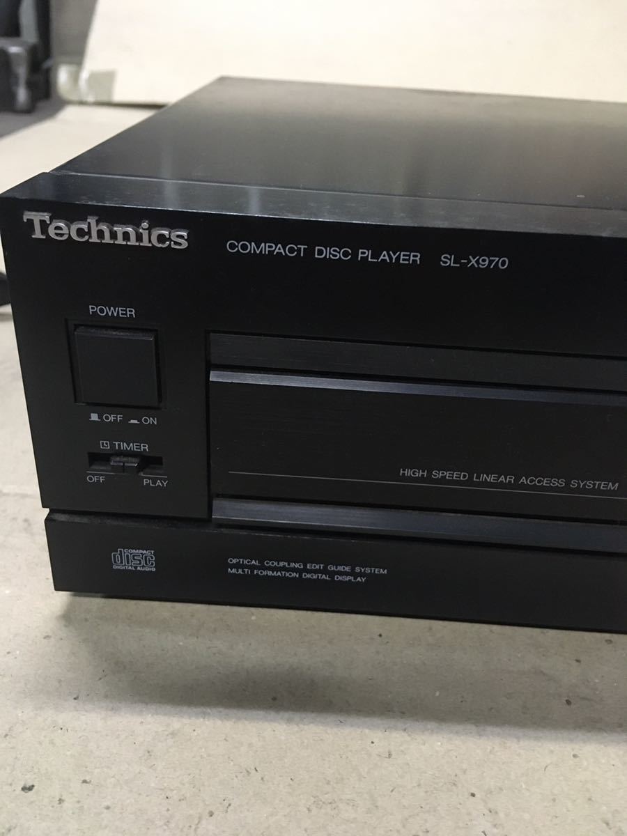 Technics　テクニクス　SL-X970 CD player 　CDプレーヤー　システムコンポ　ステレオ_画像2