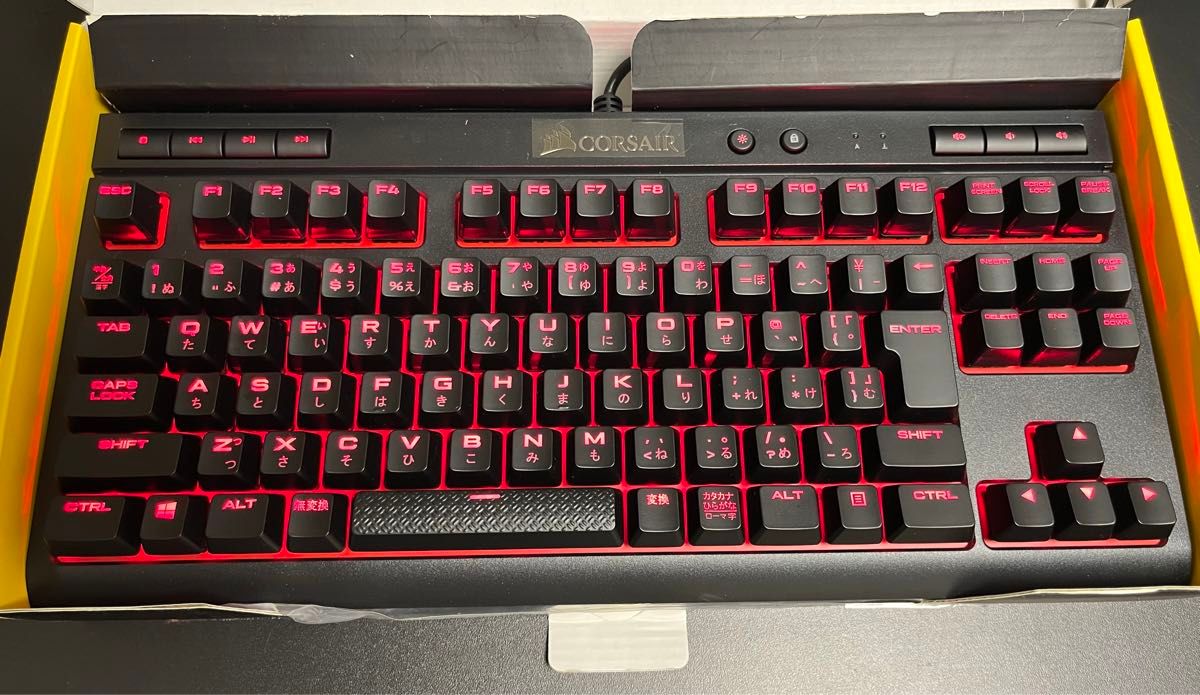 CORSAIR K63 Cherry MX Red メカニカルキーボード　コルセア　赤軸　ゲーミングキーボード