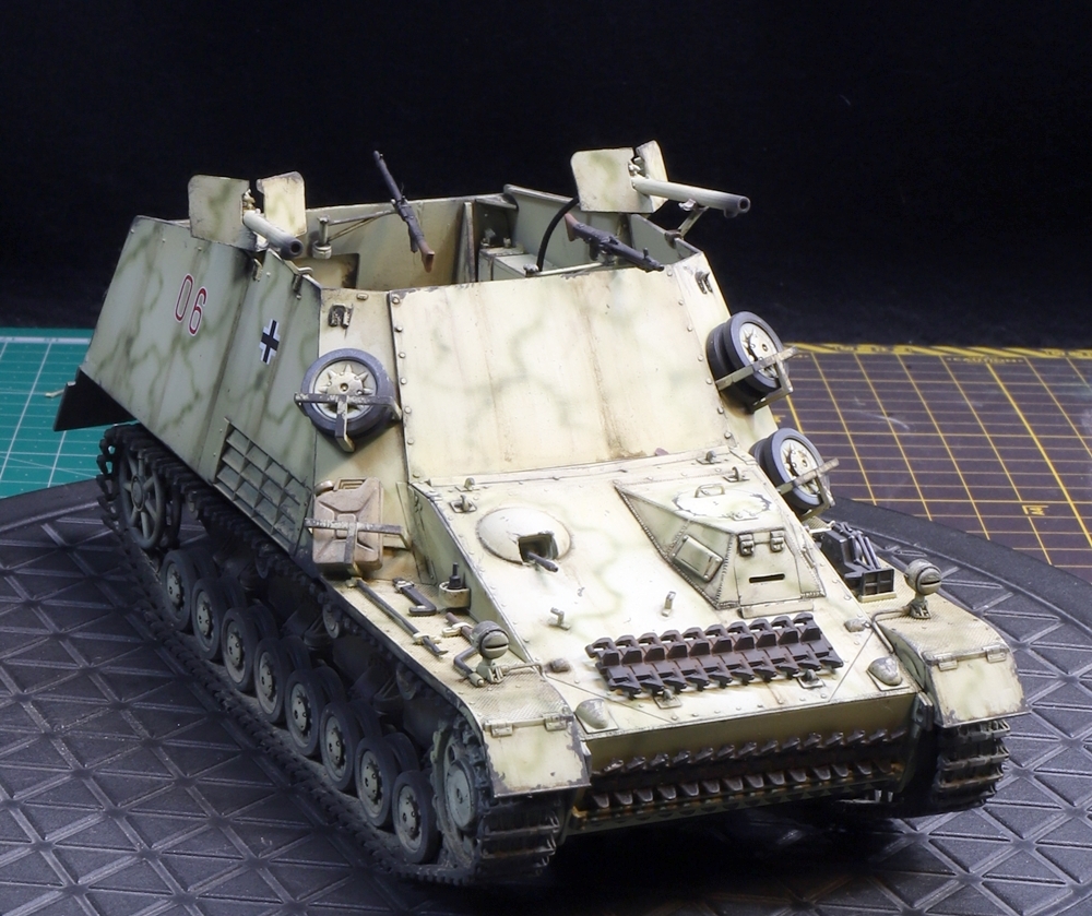 1/35 ドイツ軍 計画車輛（ペーパープラン） フルメルベース火焔放射戦車「06」 制作完成品_画像7