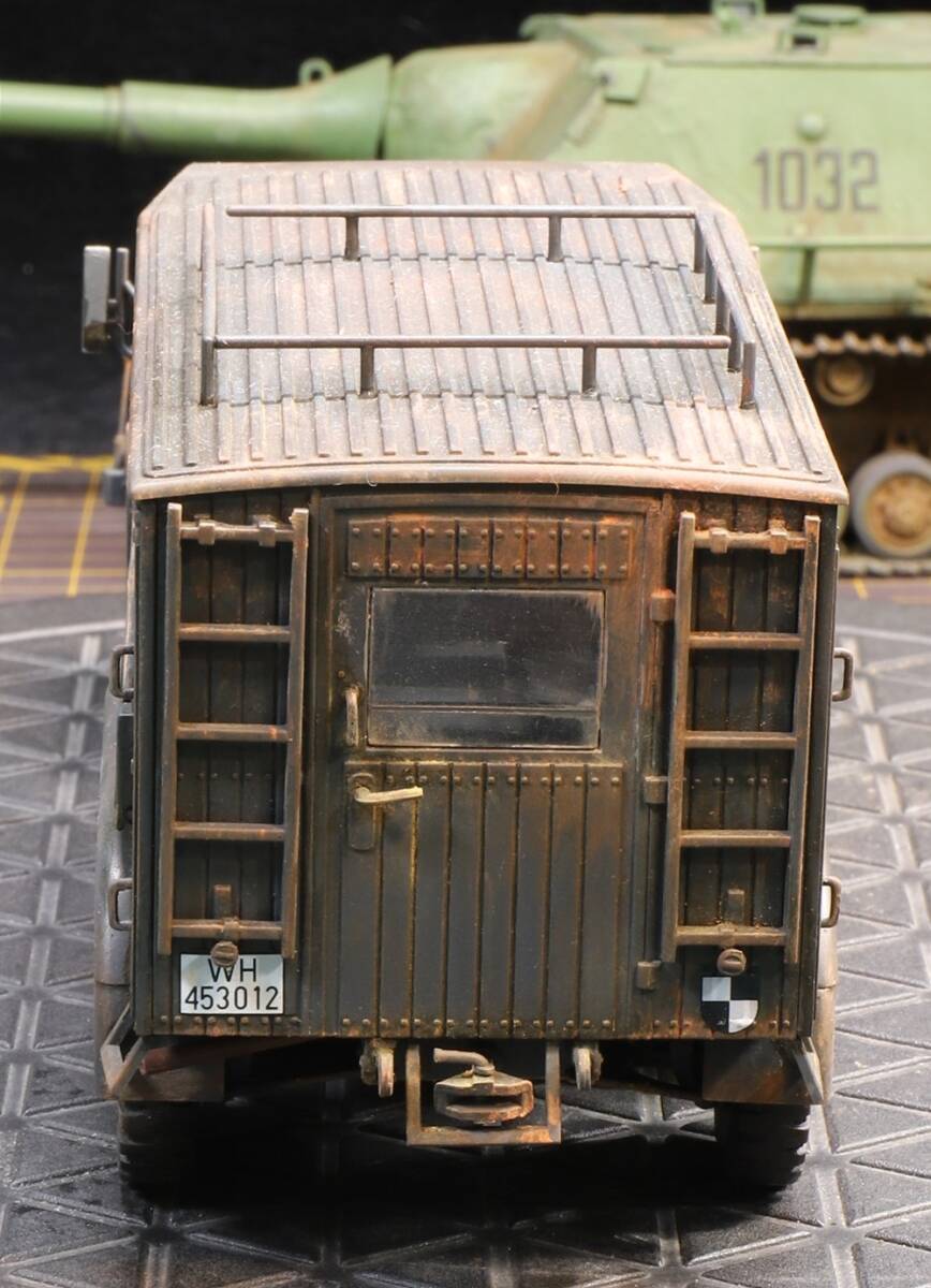 1/35 ドイツ軍 クルップ６輪軍用車輛（トラック） 制作完成品_画像10