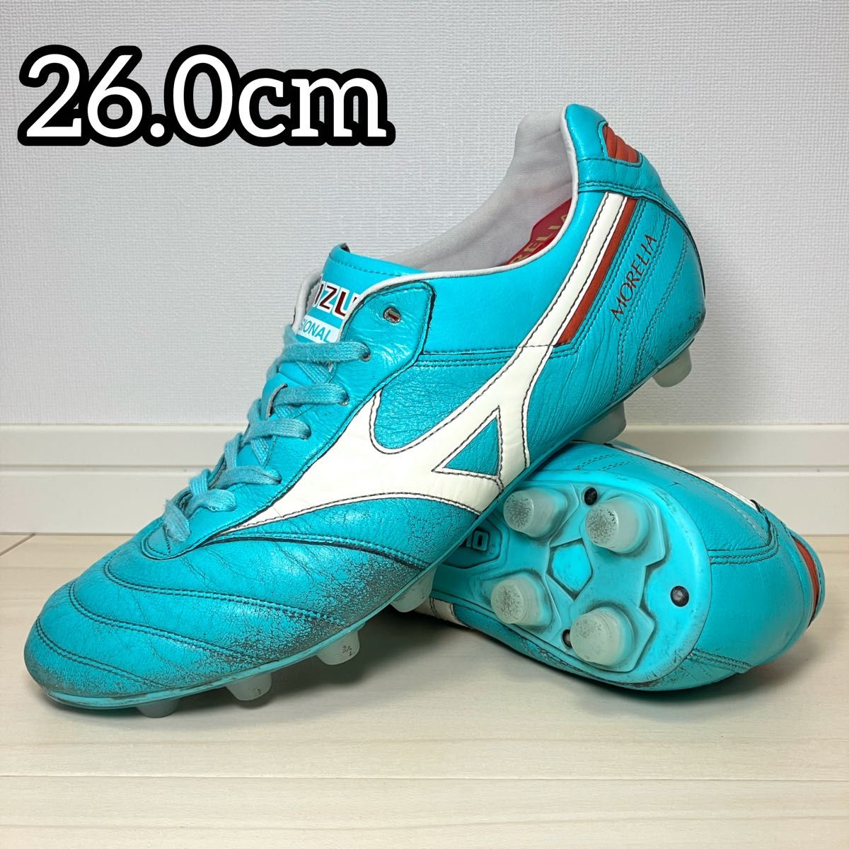 MIZUNO ミズノ モレリア2japan 26 0cm アズールブルー MIZUNO ミズノ モレリア2japan 26 0cm アズールブルー