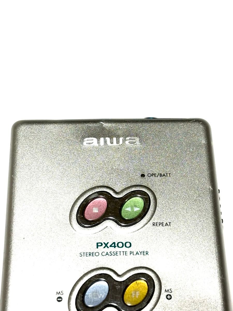 aiwa カセットプレーヤー PX400 ジャンク品