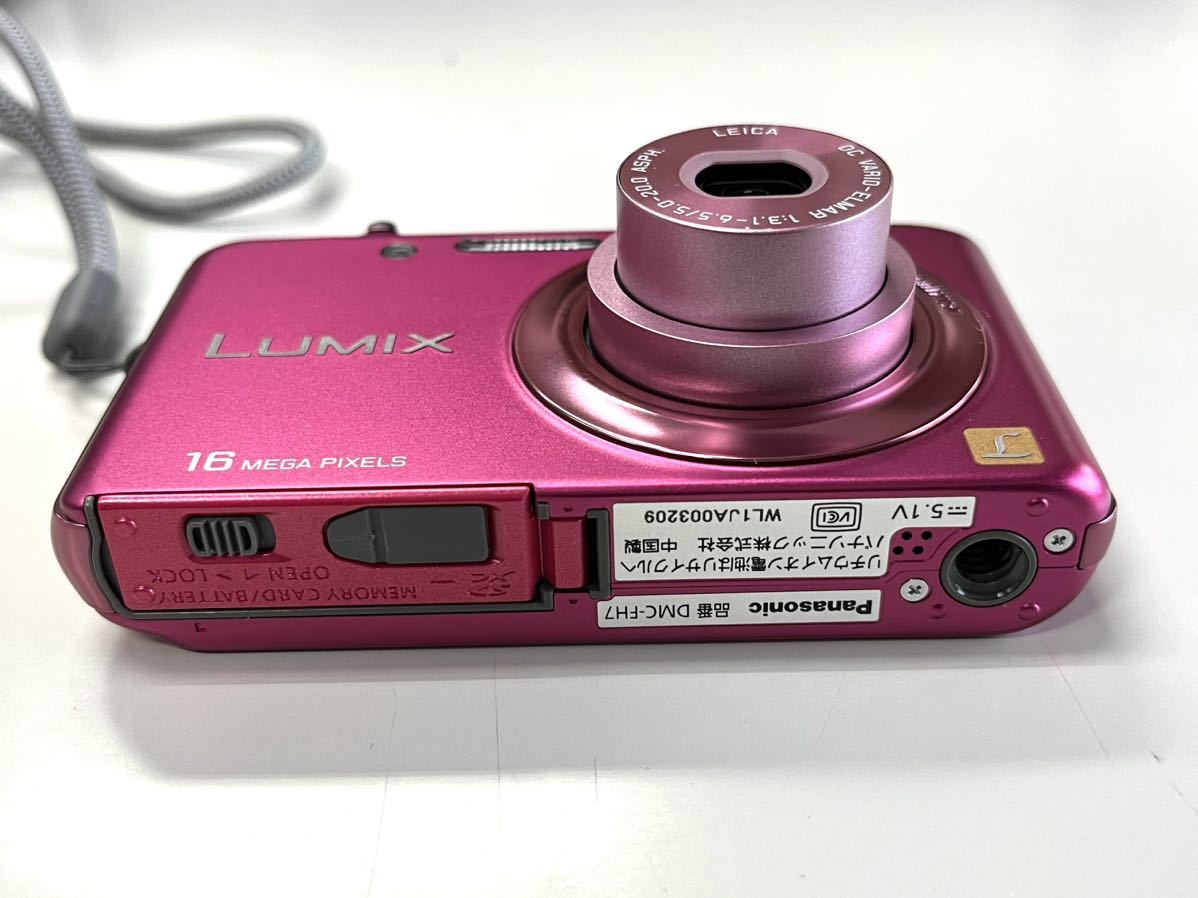 パナソニック　ルミックス　DMC-FH7ピンク　■通電・動作確認済■　LUMIX　Panasonic　デジカメ　