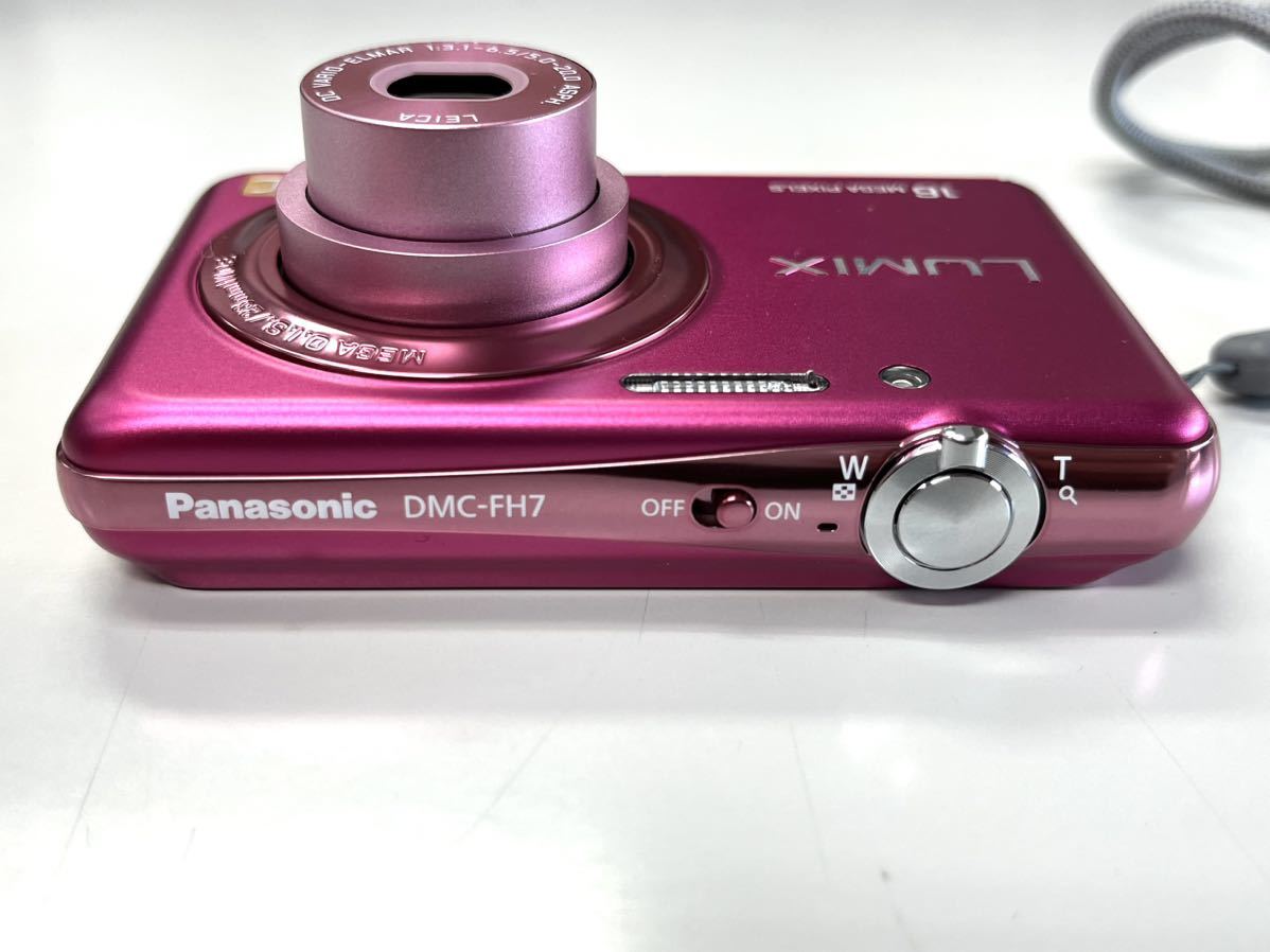 パナソニック　ルミックス　DMC-FH7ピンク　■通電・動作確認済■　LUMIX　Panasonic　デジカメ　