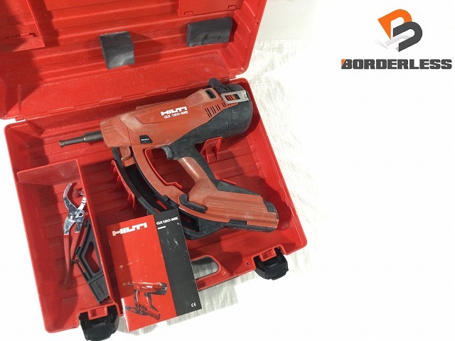 ☆中古品☆ HILTI ヒルティ ガス式鋲打機 GX120-ME ケース付き ガス式鋲打ち機 ガスネイラー ガス銃 85198_画像2