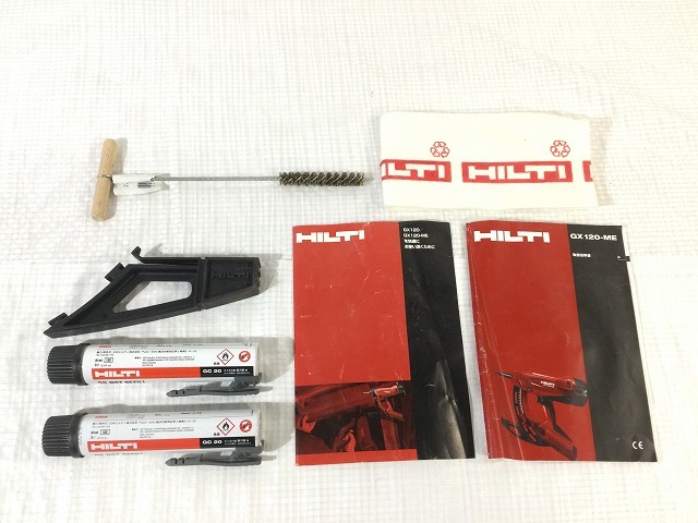 ☆比較的に綺麗な中古☆ HILTI ヒルティ ガス式鋲打機 GX120-ME ケース付き ガス式鋲打ち機 ガスネイラー 85519_画像10