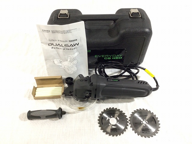 ☆美品☆ショップジャパン DUAL SAW デュアルソーダブルカッター CS450 多目的用 切断機 DIY/日曜大工 84092_画像3