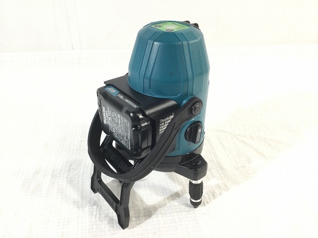 ☆美品☆makita マキタ 10.8V 充電式屋内・屋外兼用墨出し器 SK10GD 受光器 バッテリー1個 充電器 ケース付 レーザー墨出し器 86331_画像6