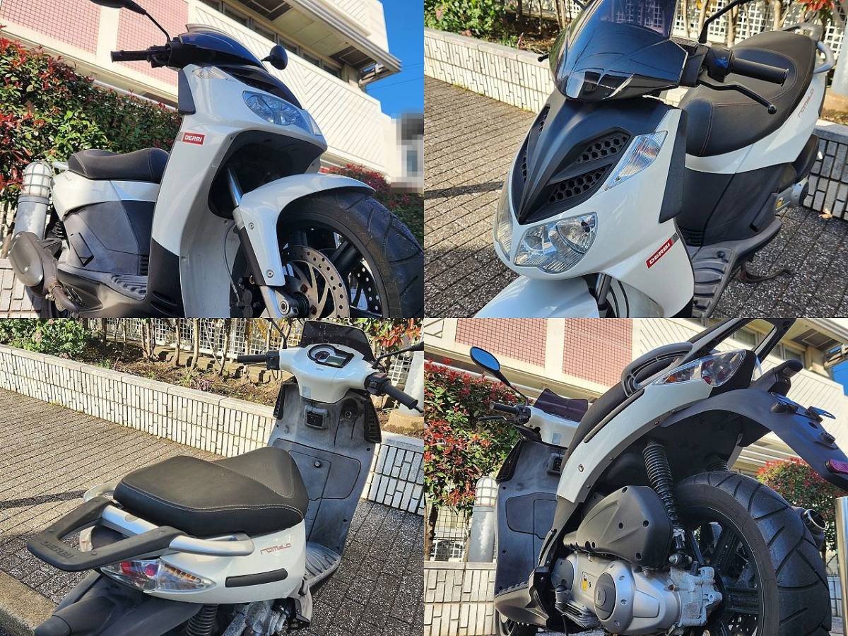 *. скорость!DERBI Rambla250i небольшой пробег 4 тысяч km шт. . свет HID Ran bla( спорт City )* Tokyo / большой рисовое поле район [ внизу брать OK]