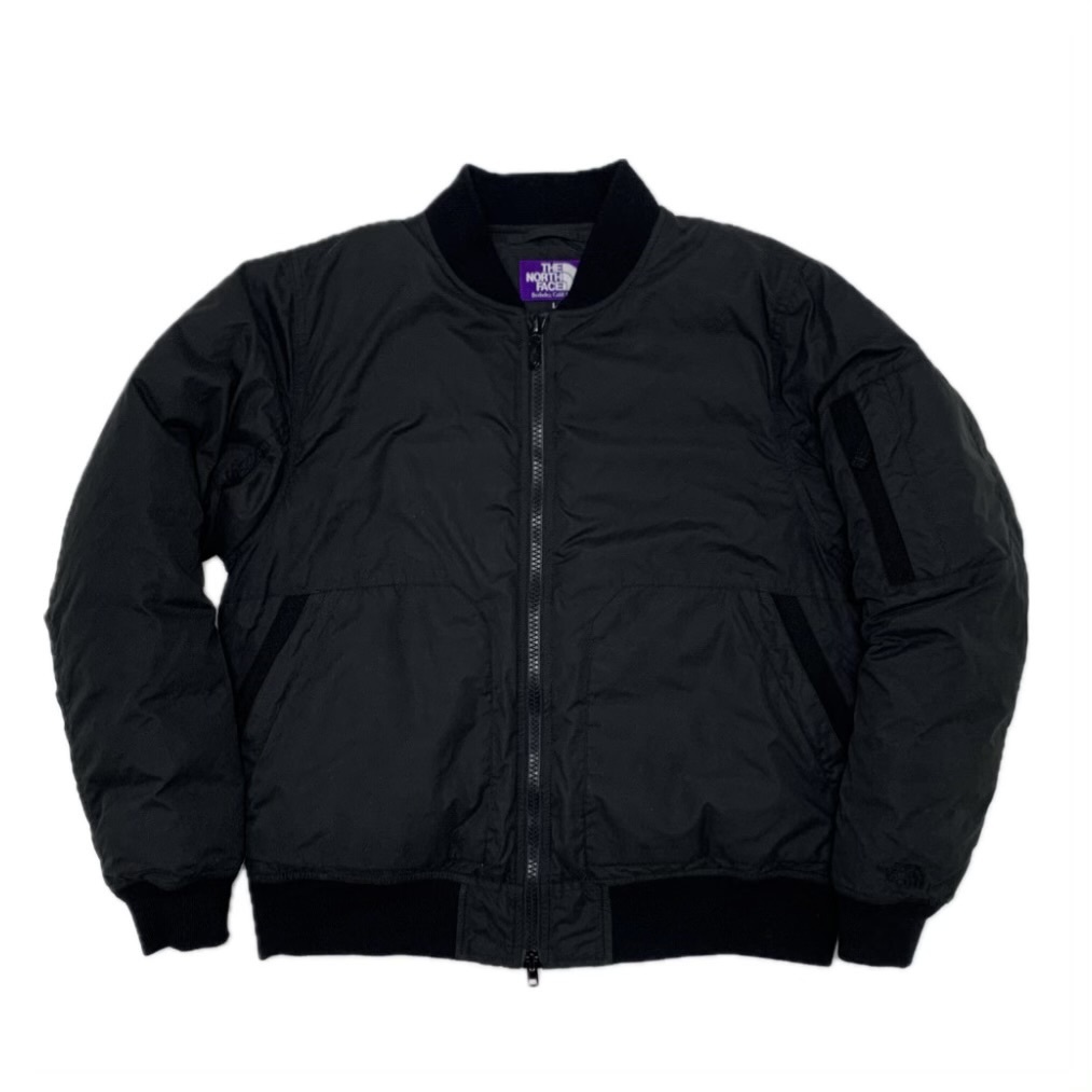 THE NORTH FACE ノースフェイス パープルレーベル 光電子 ダウンジャケット 黒 ブラック L/検MA-1_画像1