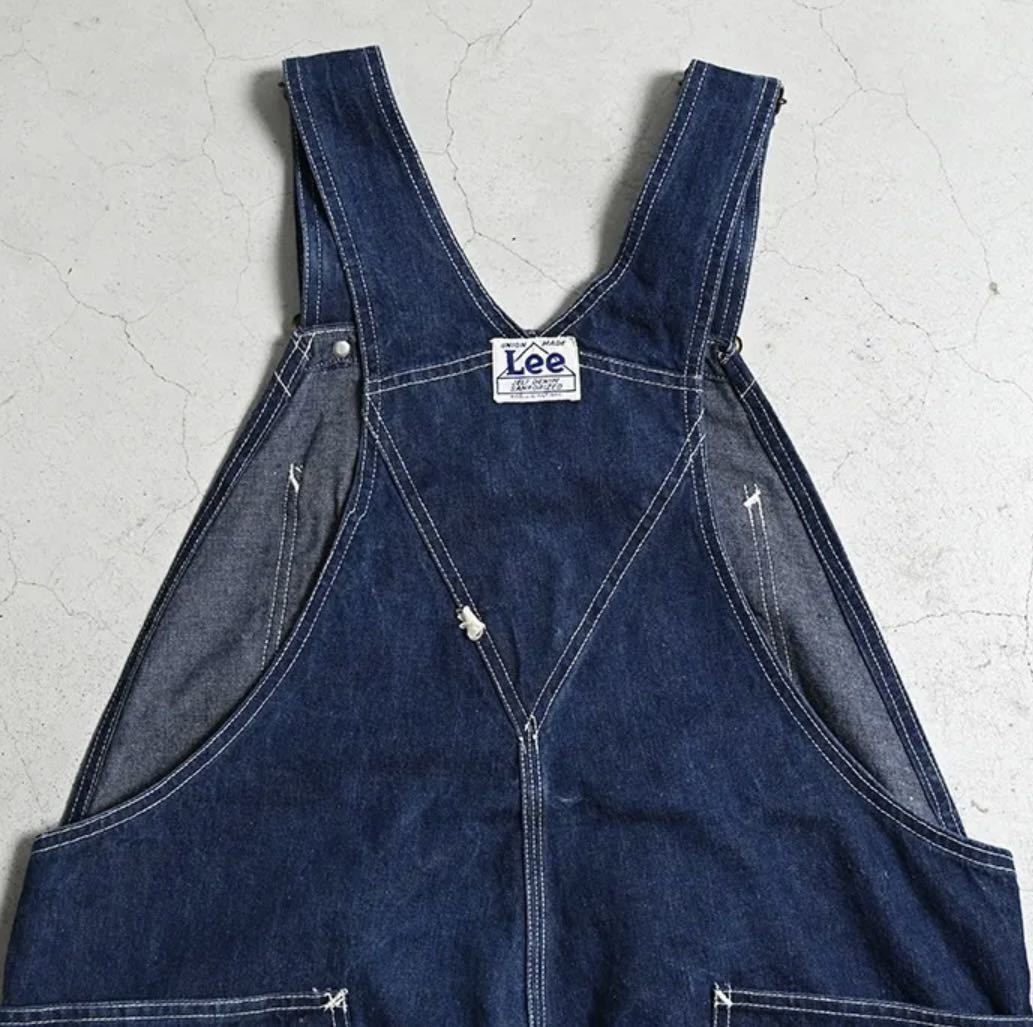 1930\'s Lee 91-SB DENIM OVERALL Denim overall WORK Vintage overall Denim 