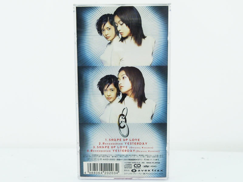 クリアケース付 D&D / SHAPE UP LOVE 8cm CD シングル 短冊 avex trax 1997年 F_画像2
