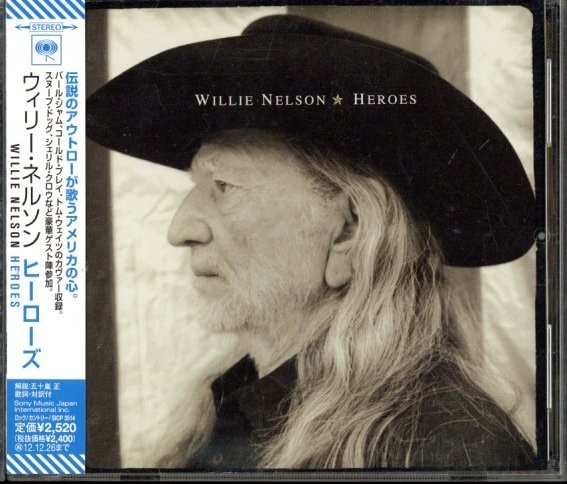 ★即決・送料無料(2点で)◆ウィリー・ネルソン Willie Nelson◆Heroes◆国内盤・解説・歌詞・対訳付 サンプル盤 【m9042】_画像1