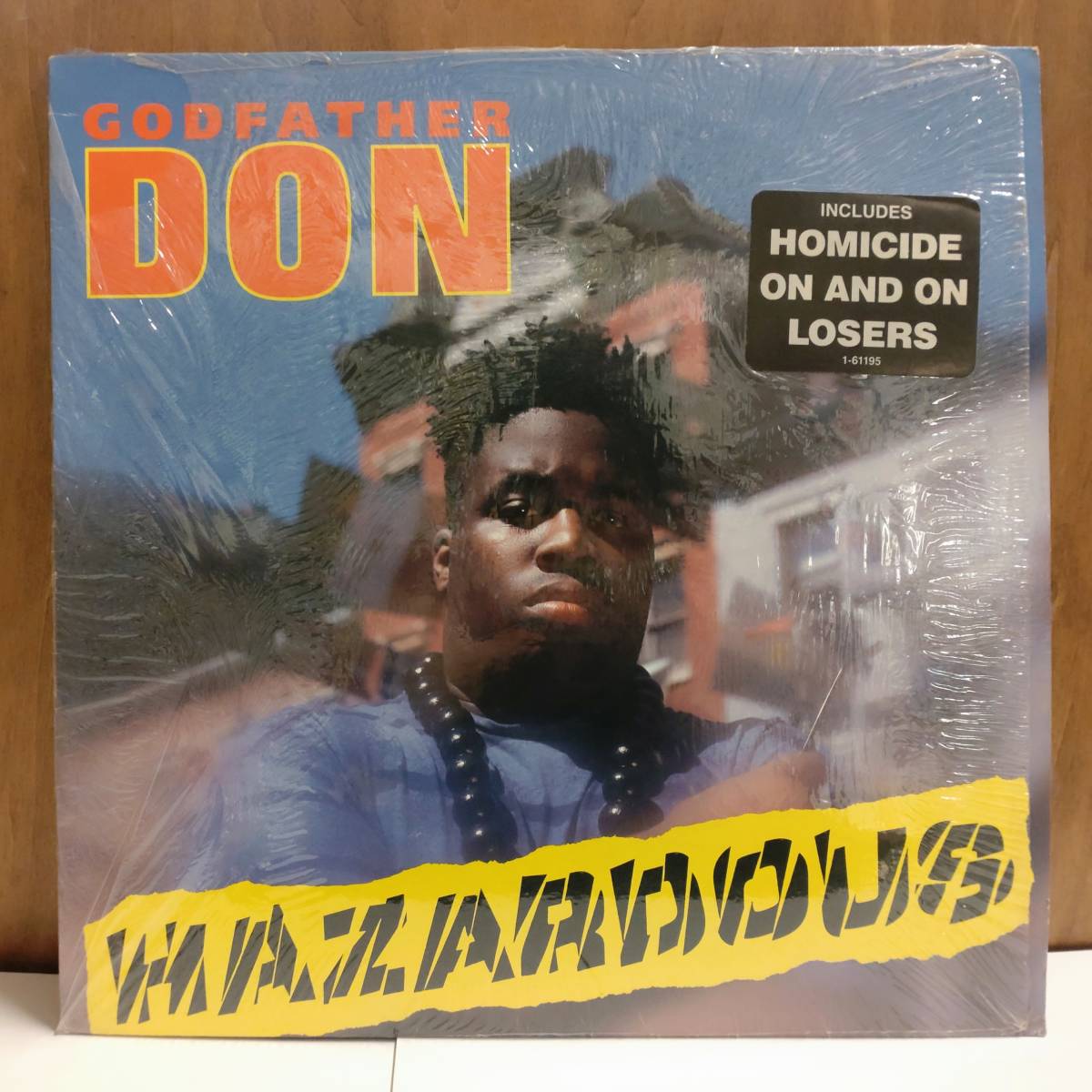 激レア！USオリジナル盤LP●Godfather Don Hazardous 1-61195 1991年 レコード シュリンク・ポスター付 90's Underground Hip Hop_画像1