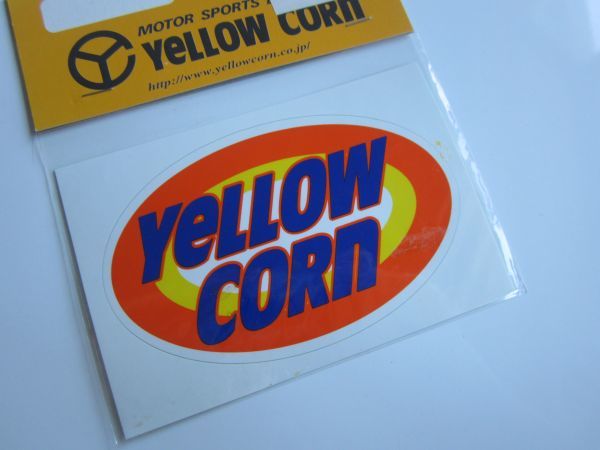 Yellow corn イエローコーン バイク ロゴ メーカー 正規品 ステッカー/ デカール 自動車 バイク オートバイ スポンサー S95_画像2