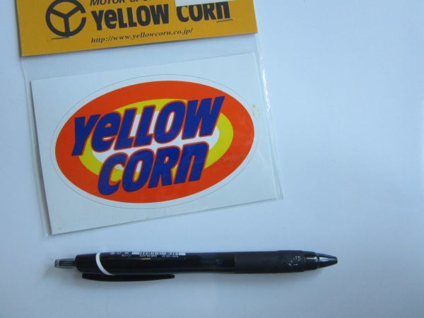 Yellow corn イエローコーン バイク ロゴ メーカー 正規品 ステッカー/ デカール 自動車 バイク オートバイ スポンサー S95_画像5