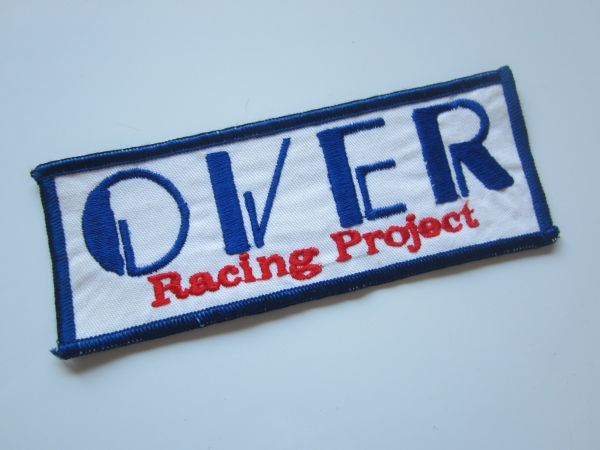 ビンテージ OVER Racing Project オーバーレーシング ワッペン/自動車 バイク オートバイ レーシング F1 スポンサー 98_画像1