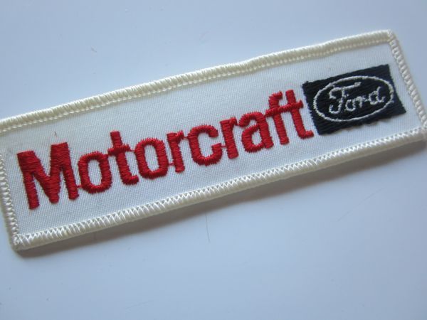 ビンテージ Motorcraft Ford フォード モータークラフト ワッペン/自動車 バイク レーシング 古着 トラッカーキャップ カスタム 98_画像2