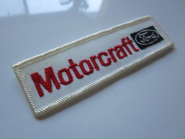 ビンテージ Motorcraft Ford フォード モータークラフト ワッペン/自動車 バイク レーシング 古着 トラッカーキャップ カスタム 98_画像4