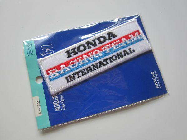 ビンテージ HONDA ホンダ レーシングチーム インターナショナル バイク オートバイ ワッペン/自動車 レーシング F1 スポンサー 56_画像1