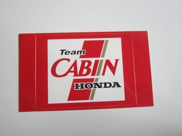 TEAM CABIN HONDA チーム キャビン ホンダ タバコ ステッカー/デカール 自動車 オートバイ バイク レーシング F1 スポンサー SZ01_画像3