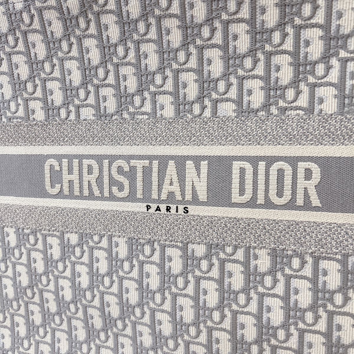  【美品】ブックトート ディオール ChristianDior ラージ  クリスチャンディオール  トートバッグ オブリーク