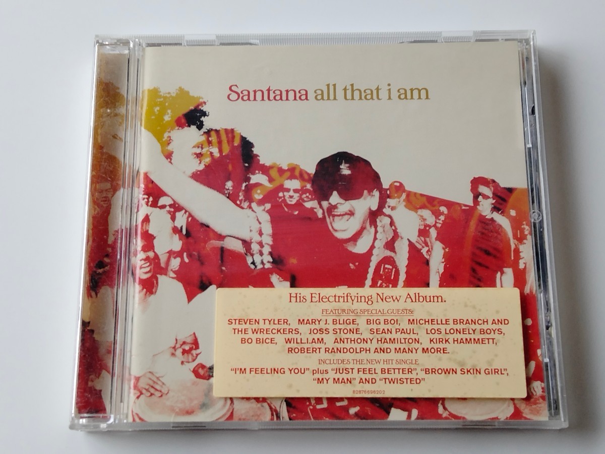 Santana / All That I Am CD ARISTA EU 82876696202 サンタナ,Steven Tyler,Michelle Branch,Kirk Hammett(Metallica),Robert Randolph,_画像1