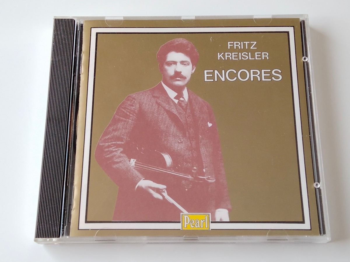 【88年UK盤/廃盤】Fritz Kreisler / ENCORES CD PAVILION RECORDS PEARL GEMM CD9324 フリッツ・クライスラー,Lehar,Godowsky,Albeniz,_画像1