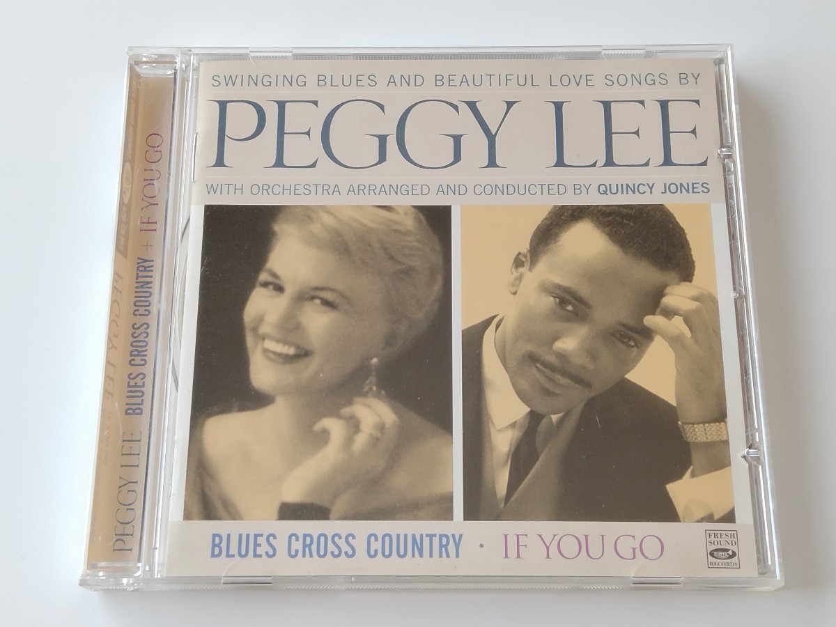 【2in1/24bitリマスター】Peggy Lee with Quincy Jones / Blues Cross Country/If You Go CD FRESH SOUND REC. SPAIN FSRCD483 ペギーリー_画像1