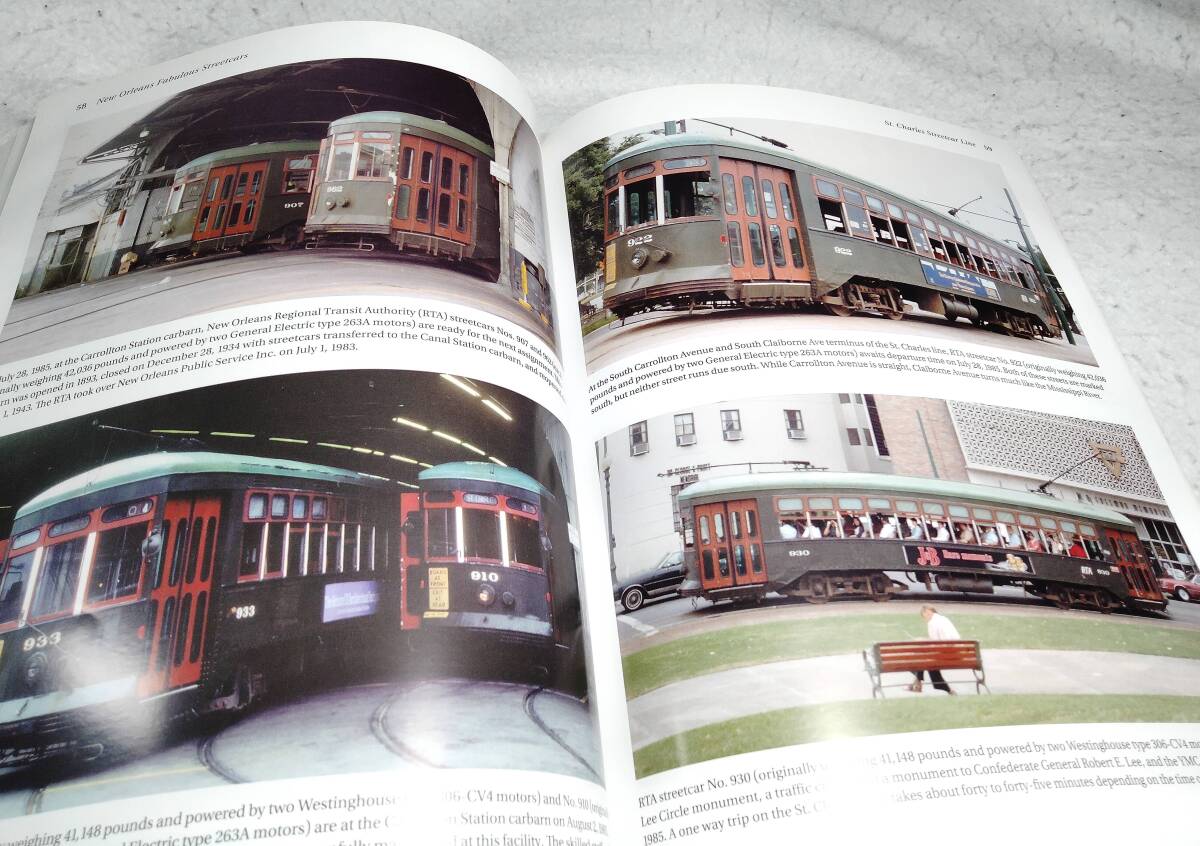 ＜洋書＞米ニューオーリンズの市街電車 写真資料集『NEW ORLEANS Fabulous STREETCARS』の画像9