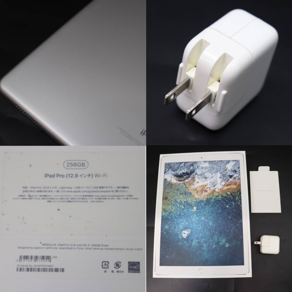 IT4THIX0SOIW 即決 本物 Apple アップル iPad pro アイパッド プロ 12.9インチ 第2世代 Wi-Fi 256GB MP6H2J/A シルバー 初期化済_画像10