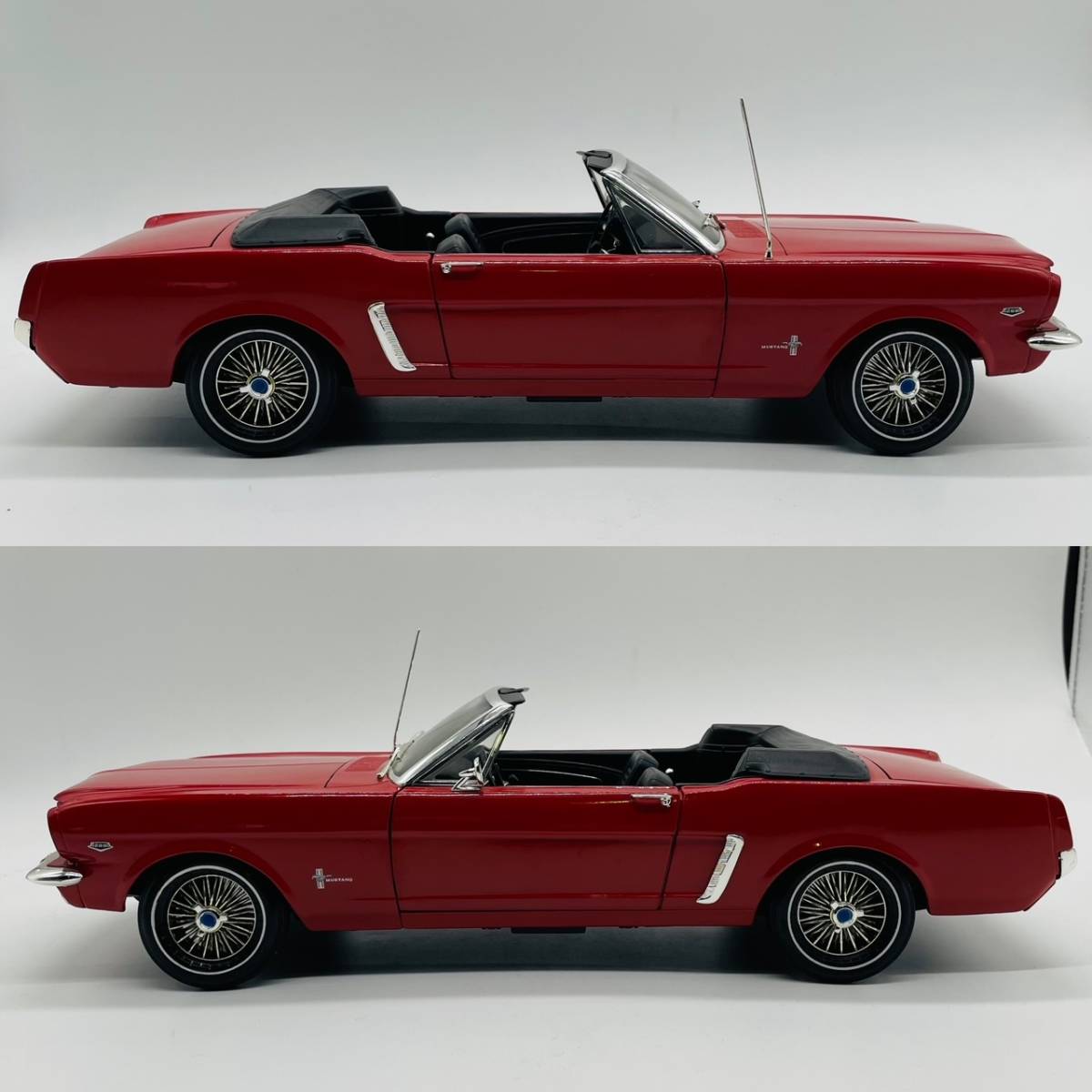 当時物 ERTL アーテル 1/12 フォード マスタング コンバーチブル レッド ビッグスケール モデルカー ミニカー SHELBY FORD MUSTANG_画像4