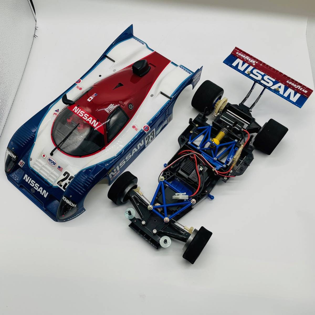 組み立て済み・未走行】 タミヤ1/10 電動RC NISSAN R91CP 1992年 組み立て済み・未走行】 タミヤ1/10 電動RC NISSAN R91CP 1992年
