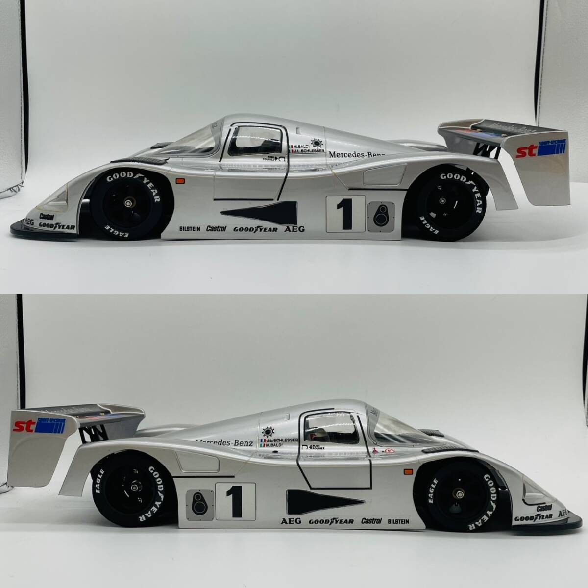 【組み立て済み・未走行】 当時物 タミヤ 1/10 電動RC メルセデス ベンツ C11 TAMIYA ラジコン BENZ_画像4