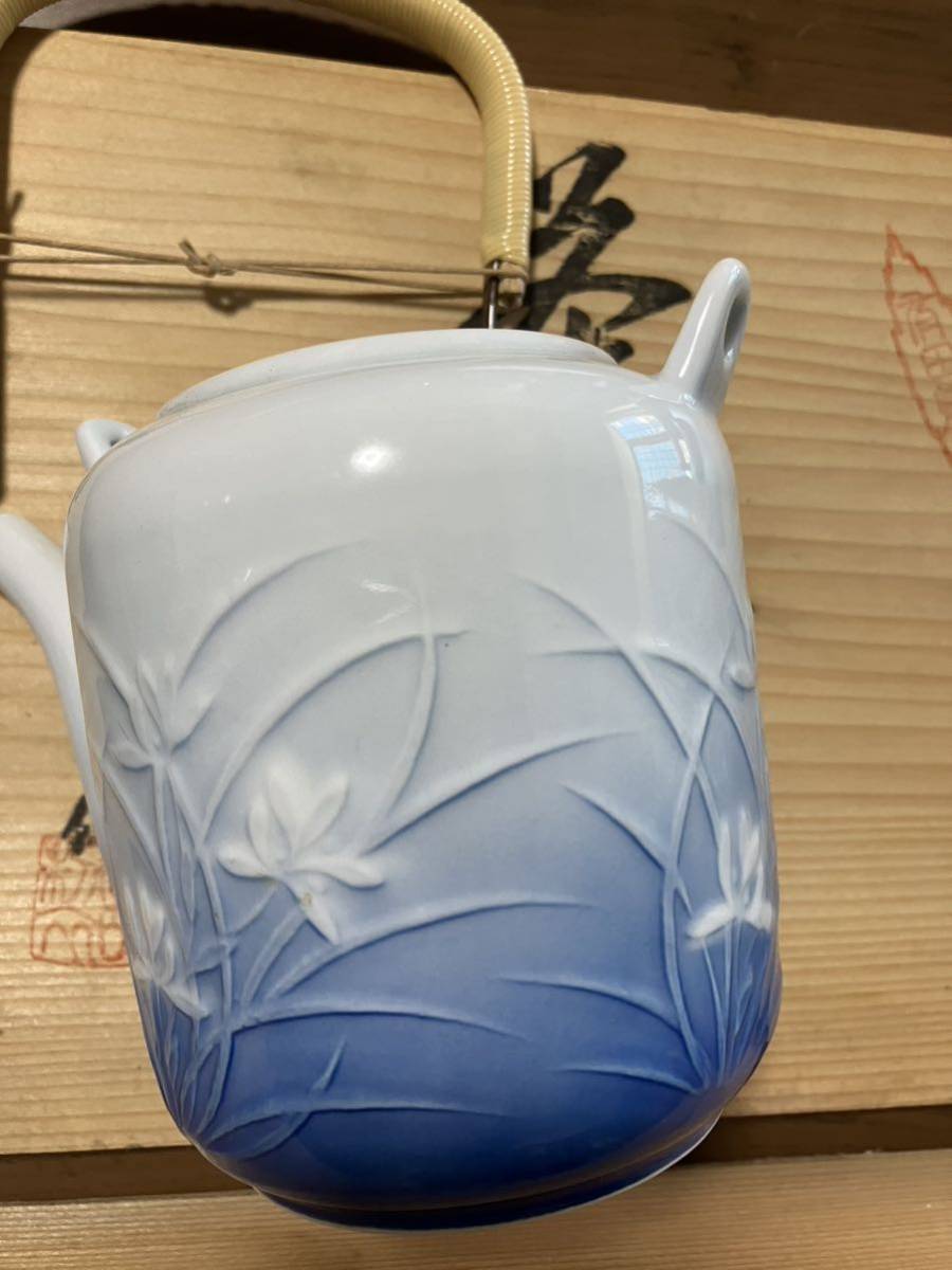 茶器セット 急須 湯飲み茶碗 湯呑み 茶器揃 有田焼 西山作の画像8