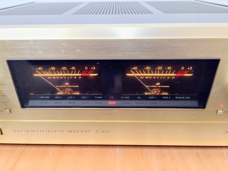 【ジャンク品】Accuphase E-405 プリメインアンプ アキュフェーズ 1円～　Y6785_画像4