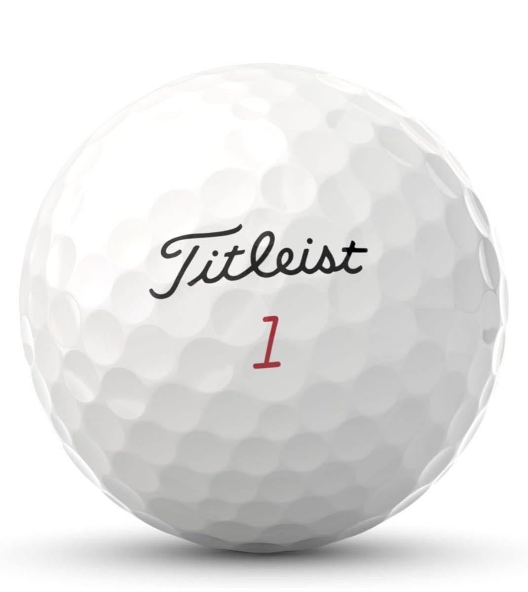 タイトリスト NEW PRO V1x レフトダッシュ ダース 2024年モデル ホワイト　新品　正規品　1ダース　12球　ゴルフボール　ローナンバー　完_画像4