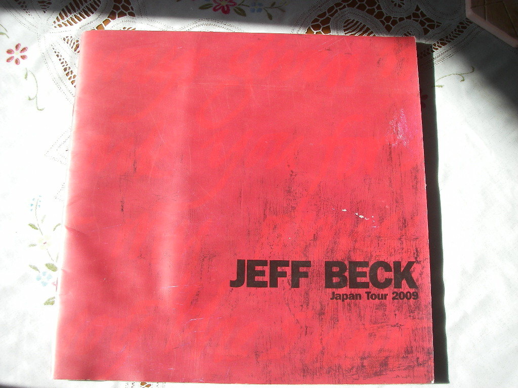 Jeff　Beck　JAPAN TOUR　2009　パンフレット