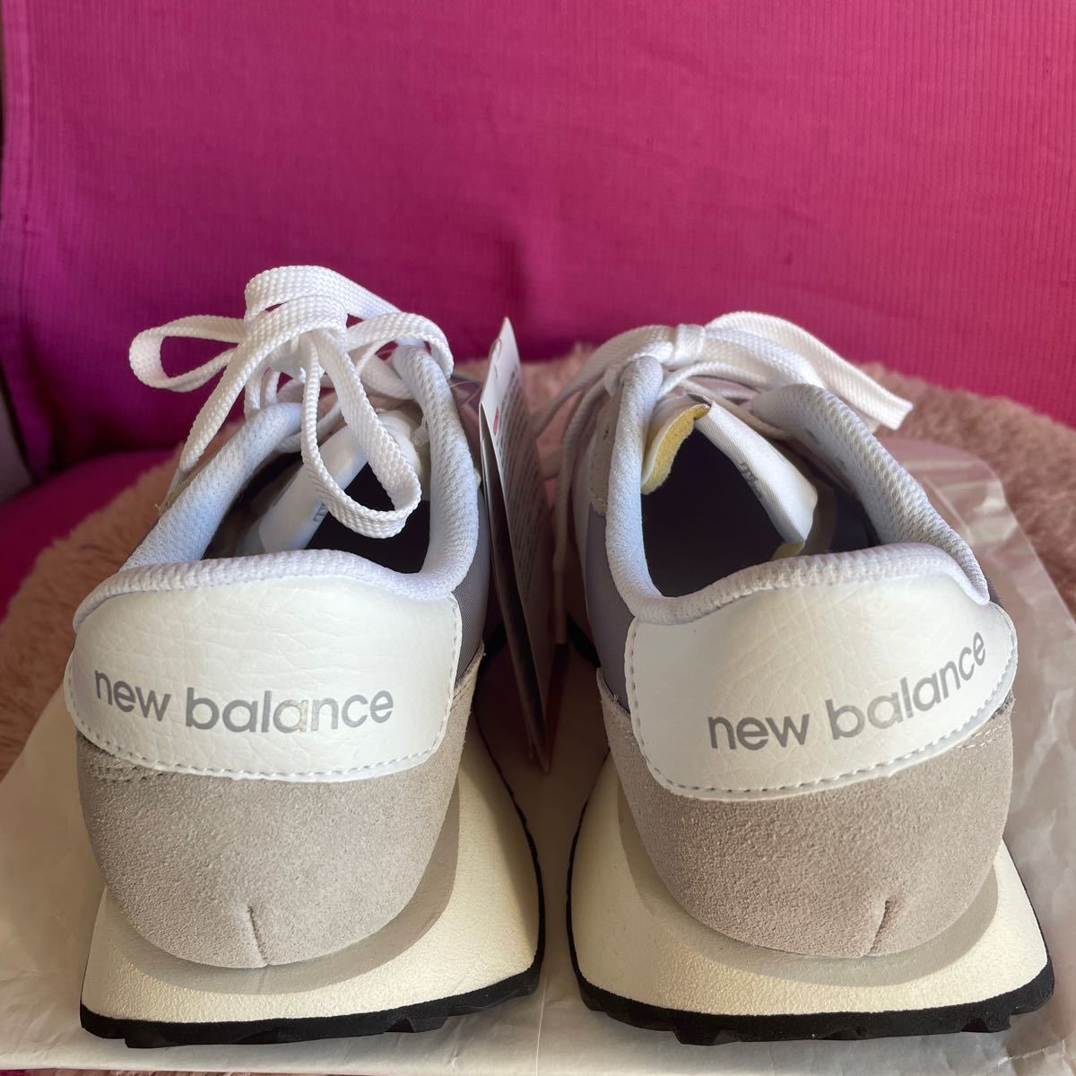 未使用　ニューバランス　New balance おしゃれスニーカー MS237RCS 23.5cmグレー　レディース　人気厚底_画像6