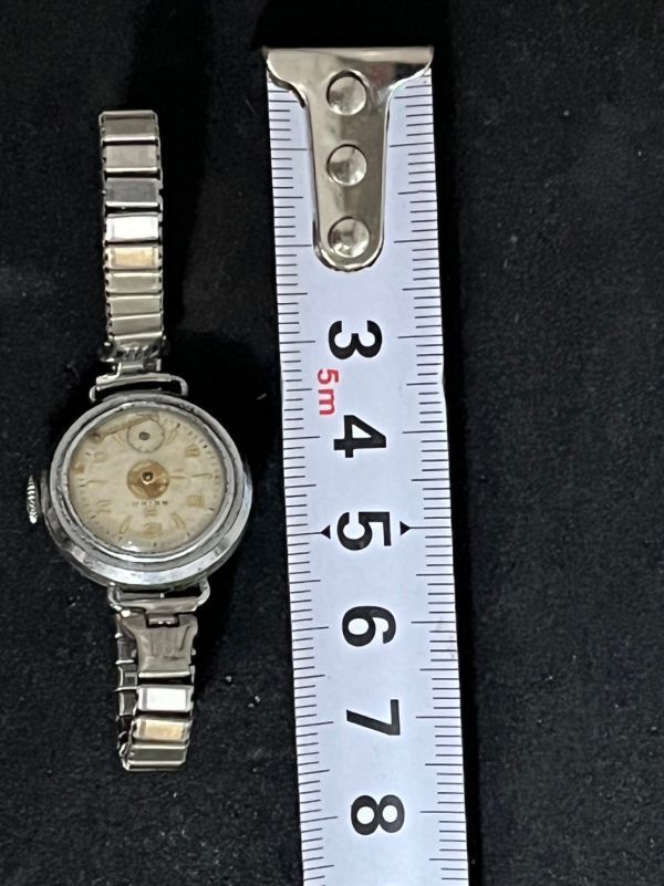 1D80 SEIKO セイコー 手巻き ビンテージ アンティーク 腕時計 レディース Sマーク エスマーク 不動_画像2