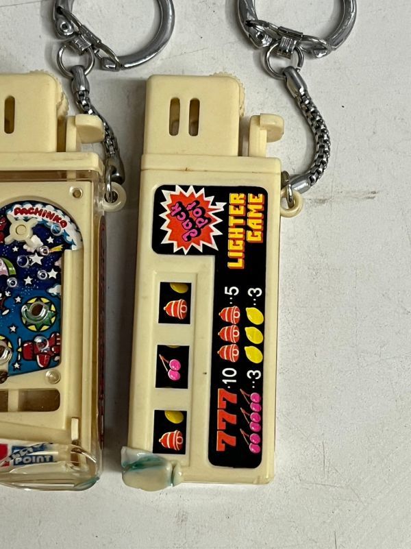 1D46 当時物 KUZUWA TOY ライターゲーム LARK CABIN 3点セット 日本製 昭和レトロ キーホルダー_画像4