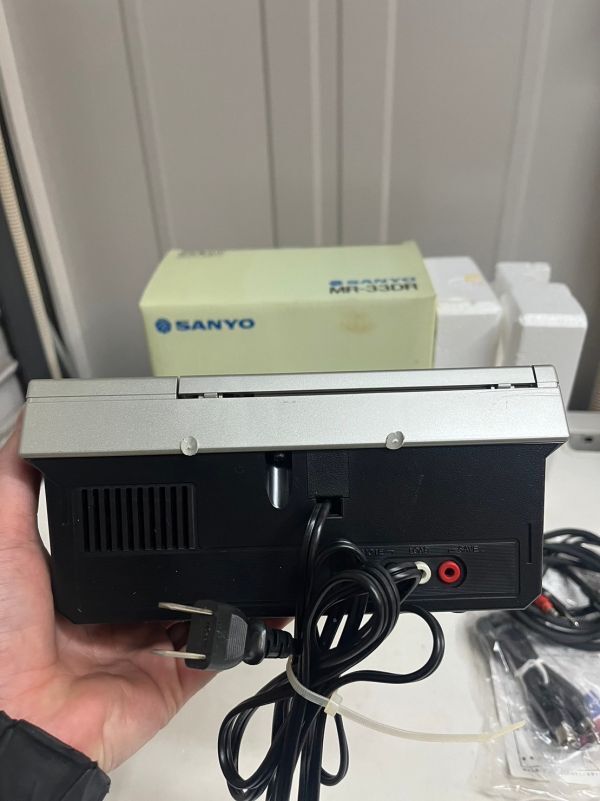 2E72 SANYO MR-33DR データーレコーダー カセットレコーダー MSX PaSomate サンヨー データーレコーダーの画像5